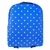 MOCHILA JARDIN NEOPRENE ESTAMPADA AZUL LUNARES - comprar online