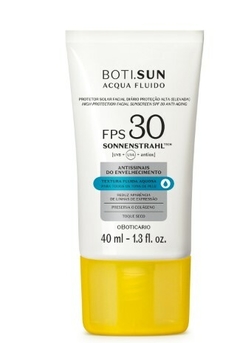 Protetor Solar Facial Antissinais FPS 30 Acqua Fluido [Boti.Sun - O Boticário]