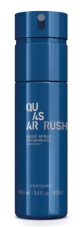 Body Spray Desodorante Quasar Rush 100ml [O Boticário] - comprar online