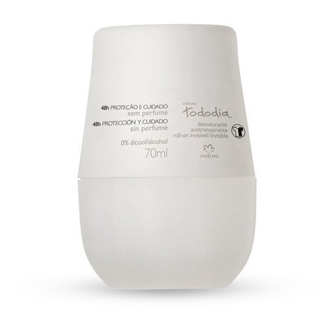 Desodorante Antitranspirante Roll-On Sem Perfume 70ml [Tododia - Natura]