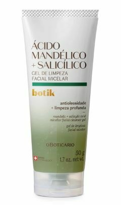 Gel de Limpeza Facial Micelar Ácido Mandélico + Salicílico Mini [Botik - O Boticário]
