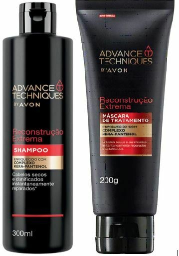 Kit Reconstrução Extrema Shampoo + Máscara [Advence Techniques - Avon]