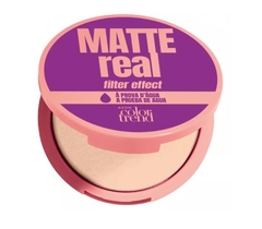 Pó Compacto Matte Real à Prova d'Água [Color Trend - Avon]