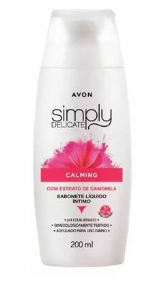 Sabonete Líquido Íntimo Simply Delicate Calming 200ml [Avon] - comprar online