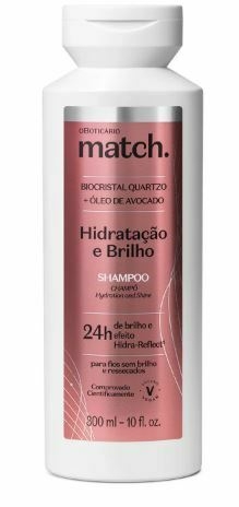 Shampoo Hidratação e Brilho 300ml [Match - O Boticário]
