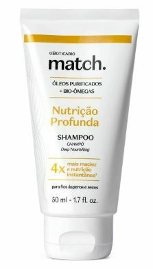 Shampoo Nutrição Profunda 50ml [Match - O Boticário]