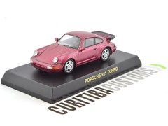 Kyosho 1:64 Porsche 911 Turbo - Vermelho na internet