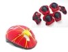 Set Casco + Protecciones Rodillas Codos Muñeca Niño Niña - comprar online