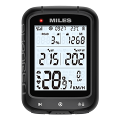 Computadora GPS Shanren Miles BC40 (ant+, potencia estimada, sincroniz luz, etc)