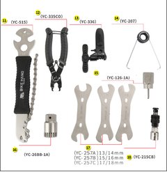 Caja De Herramienta Bicicleta Bike Hand 21 Piezas Yc-721 - BICPER Banda