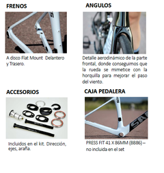 Imagen de Cuadro ruta Sars Vatios disc 2023 carbono full