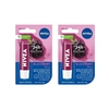 Nivea protector Labial Blackberry Shine Labello x 2 unid.