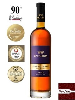 Vinho Moscatel Roxo Superior D.O. Bacalhôa 2002 - 750 ml