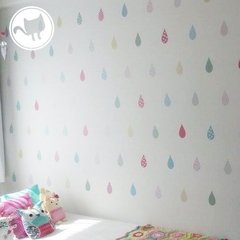 Looma Vinilos decorativos infantiles gotas de colores 