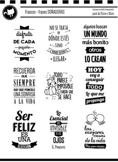 looma vinilos decorativos etiquetas frascos frases soñadoras