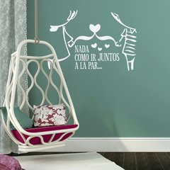 Looma Vinilos Decorativos Juntos a la par