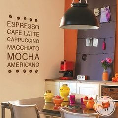 Looma vinilos decorativos café capuccino latte