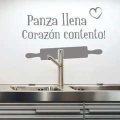 Looma Vinilos decorativos panza llena