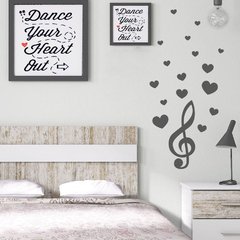 Looma Vinilos Decorativos Frases Music Love