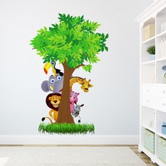 Looma Vinilos decorativos infantiles animales escondidos