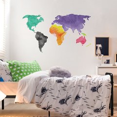 Looma vinilos decorativos Mapa Manchas