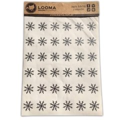 Looma vinilos decorativos etiquetas Copos de Nieve navidad