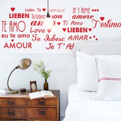 Looma Vinilos Decorativos Palabras Amor