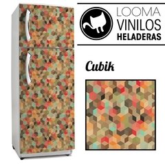 Abstractos cubik ,,, Vinilos para heladeras - comprar online