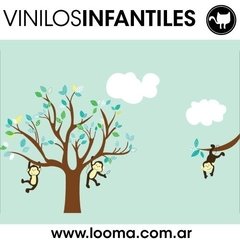 Looma Vinilos Decorativos Infantiles árbol Ciro Monitos