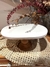 Base decorativa ovalada blanca - Cozzy Home - en internet