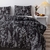 Duvet cover Plantas Negro - King