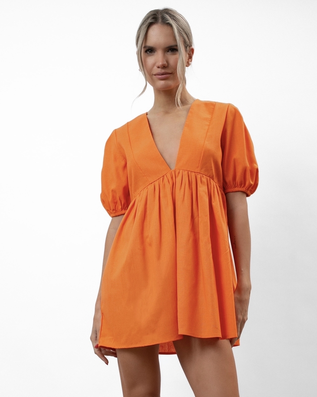 Vestido ANTONIETA naranja - Comprar en Shibinda