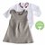 Jumping Kids em Jacquard Cinza (Vestido) - comprar online