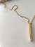 Collar Stick Acero Q Dorado - comprar online