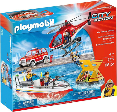 Helicoptero bomberos playmobil new arrivals