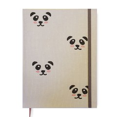 Baby Book • Pandas in Beige