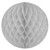 Bolas de panal de abeja en papel seda gris. 30, 25 y 15 cms de diámetro. - comprar online