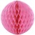 Bolas de panal de abeja en papel seda rosado. 30, 25 y 15 cms de diámetro. en internet