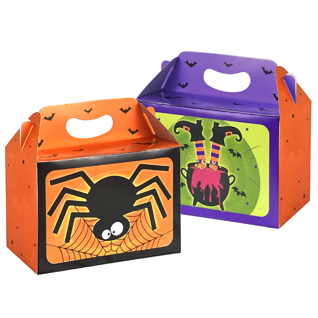 Caja de Cartón para Sorpresas Halloween Doble Cara