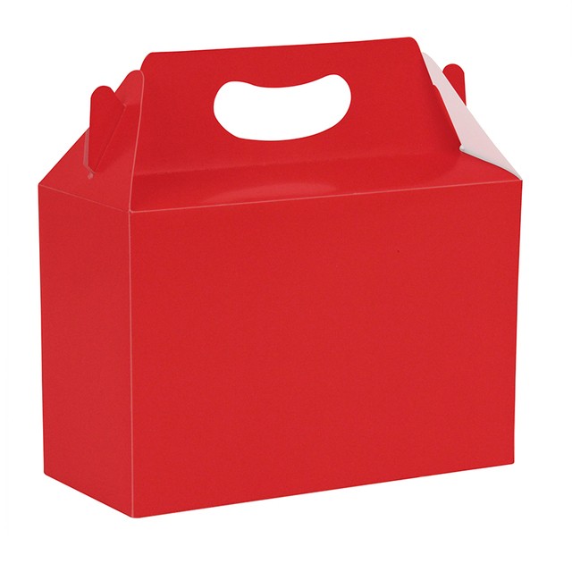 Caja de Cartón para Sorpresas Roja