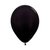 Globo R12 (28 cms) Negro Metalizado. 6 Unidades