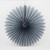 Rosetón en papel seda gris. 30 cms de diámetro. - comprar online