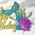 Topper en Papel para Torta - Happy Birthday Sirenita en internet