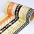 Washi Tape Rayas Diagonales Azul y Café - comprar online