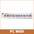MIDIPLUS X6 mini Teclado Controlador 61 teclas sensitivas semipesadas - PC MIDI Center