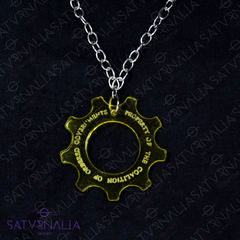 Collar Engranaje Amarillo - Gears of War