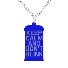 Collar Keep calm and don't blink de Doctor Who - comprar online