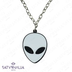 Collar Alien blanco - X-Files