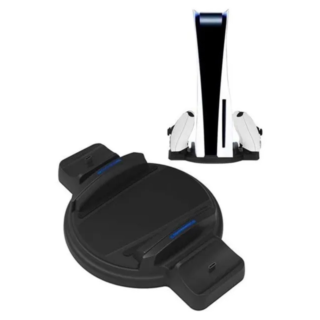 BASE VERTICAL PS5 CON CARGADOR DE DUALSENSE