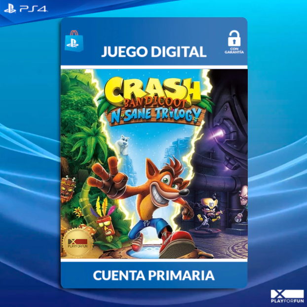 CRASH BANDICOOT: TRILOGY - PS4 DIGITAL - Play For Fun